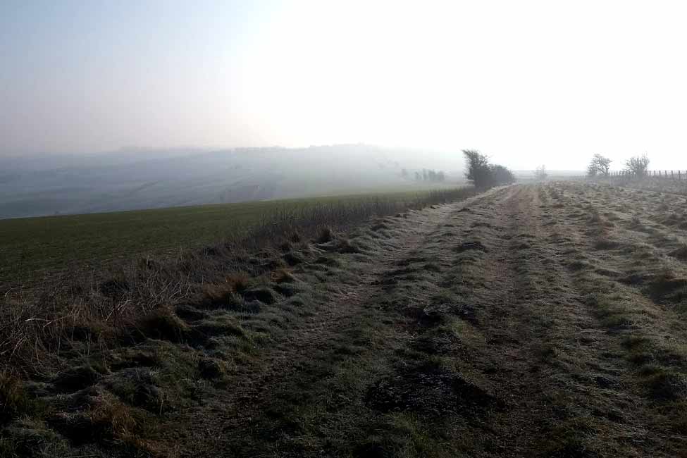 Frosty scene of the Ridgeway