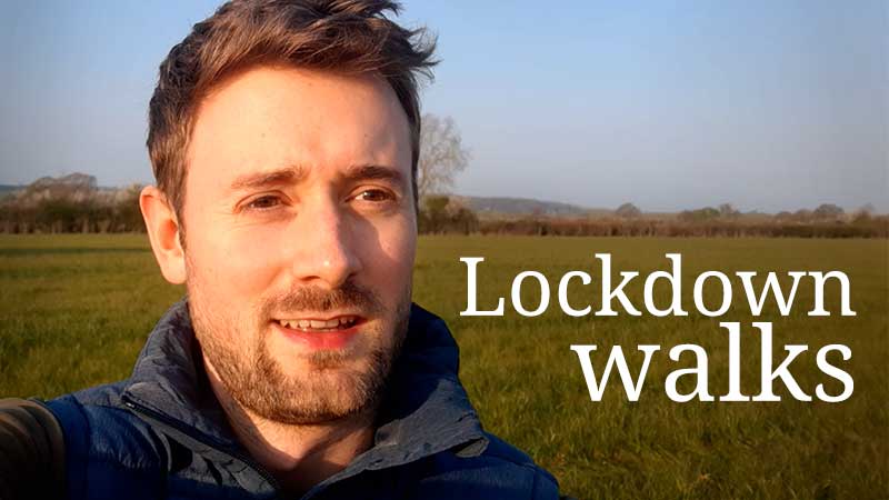 Making the most of your daily exercise whilst enjoying nature during this period of lockdown.